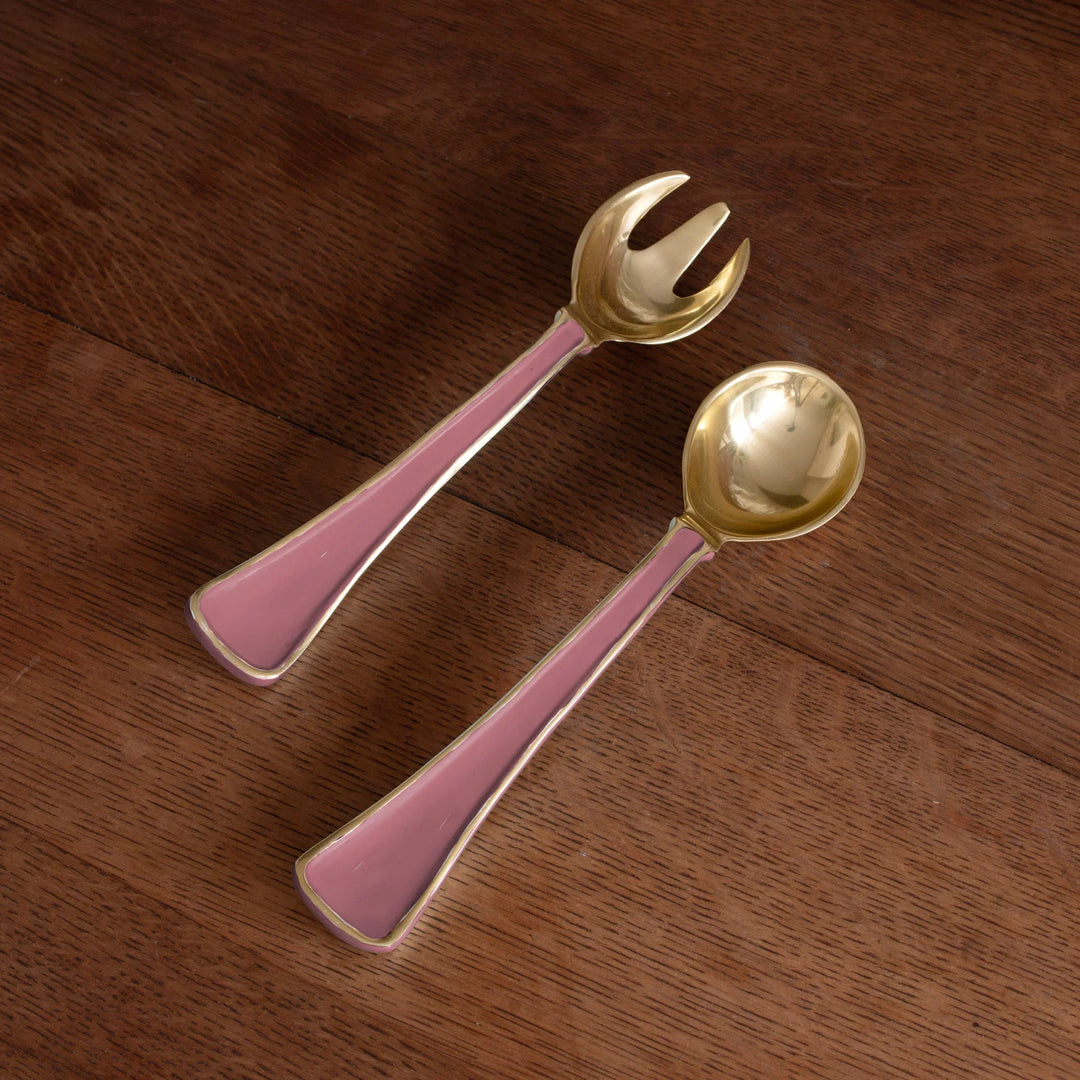 Encanto Soho Salad Servers (Pink)