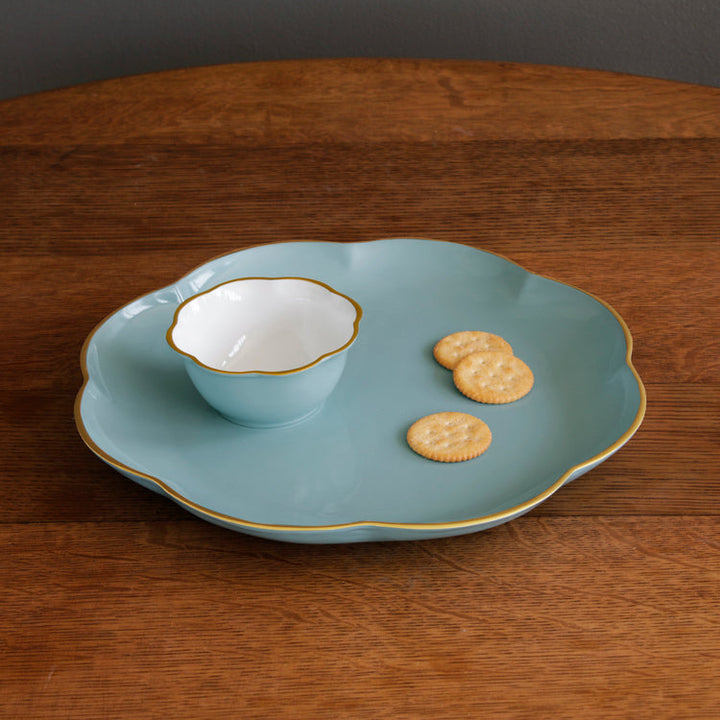 Encanto Devon Chip And Dip (Turquoise)