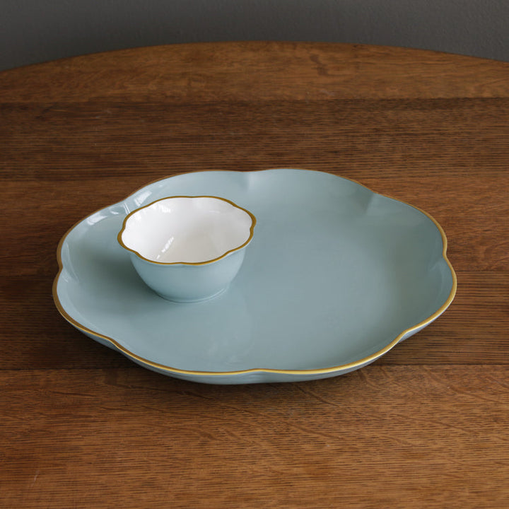 Encanto Devon Chip And Dip (Turquoise)