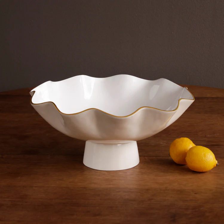 Encanto Carola Pedestal (Cream And White)