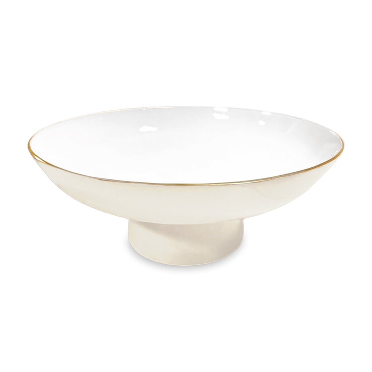 Encanto Carnaval Medium Pedestal (Cream And White)