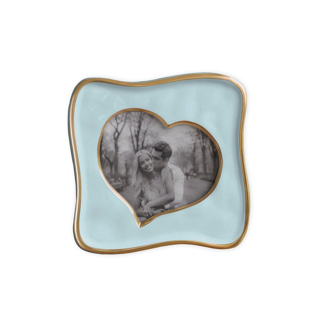 Frame Encanto Curved Heart 5 X 5 (Blue)
