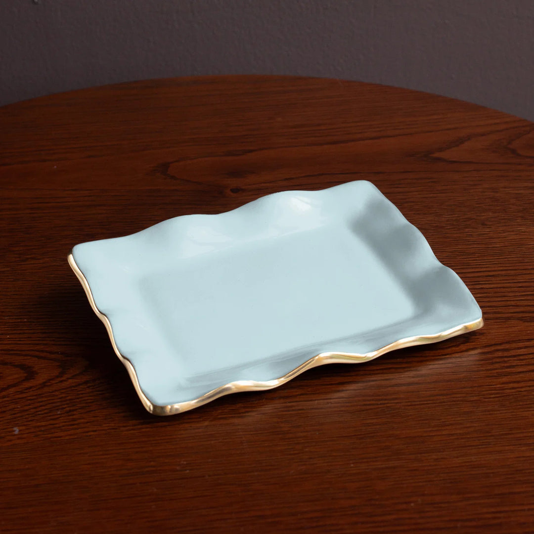 Encanto Vento Small Rectangular Tray (Sky Blue)