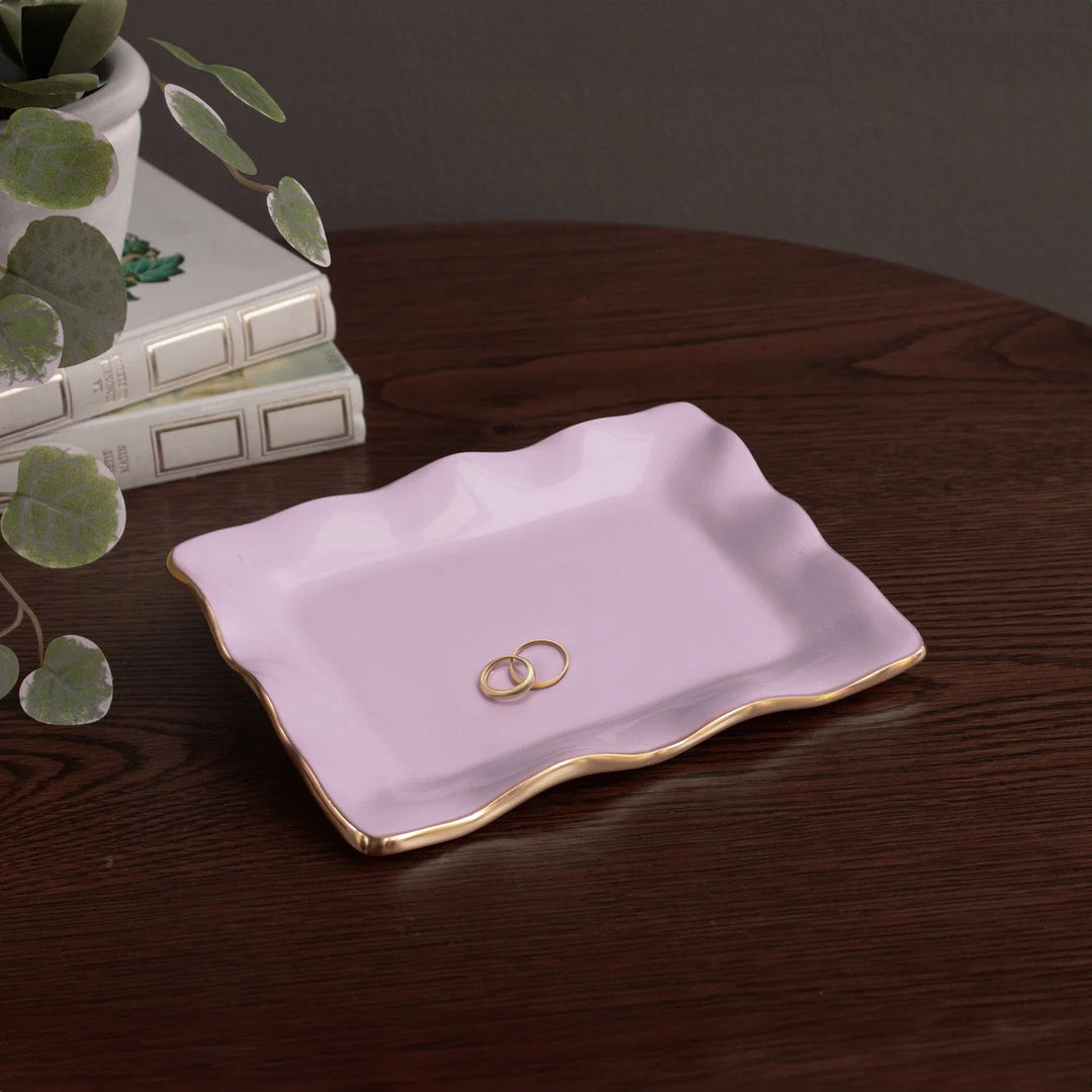 Encanto Vento Small Rectangular Tray (Lilac)