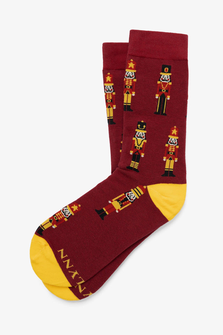 What's Crackin' Nutcracker Socks by Alynn