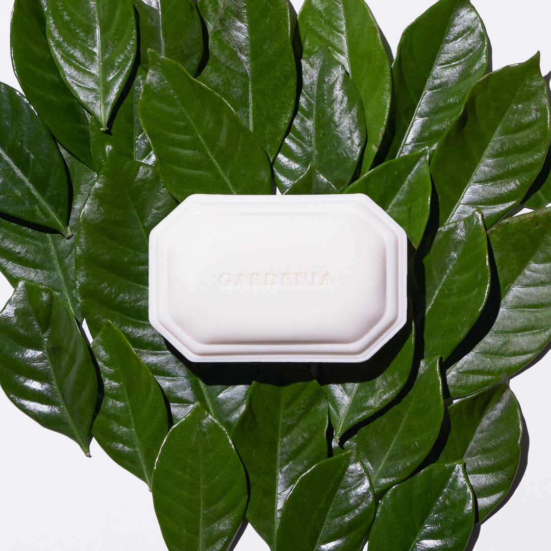 Gardenia Natural Bar Soap, Floral, Plant-Based, 3.5oz