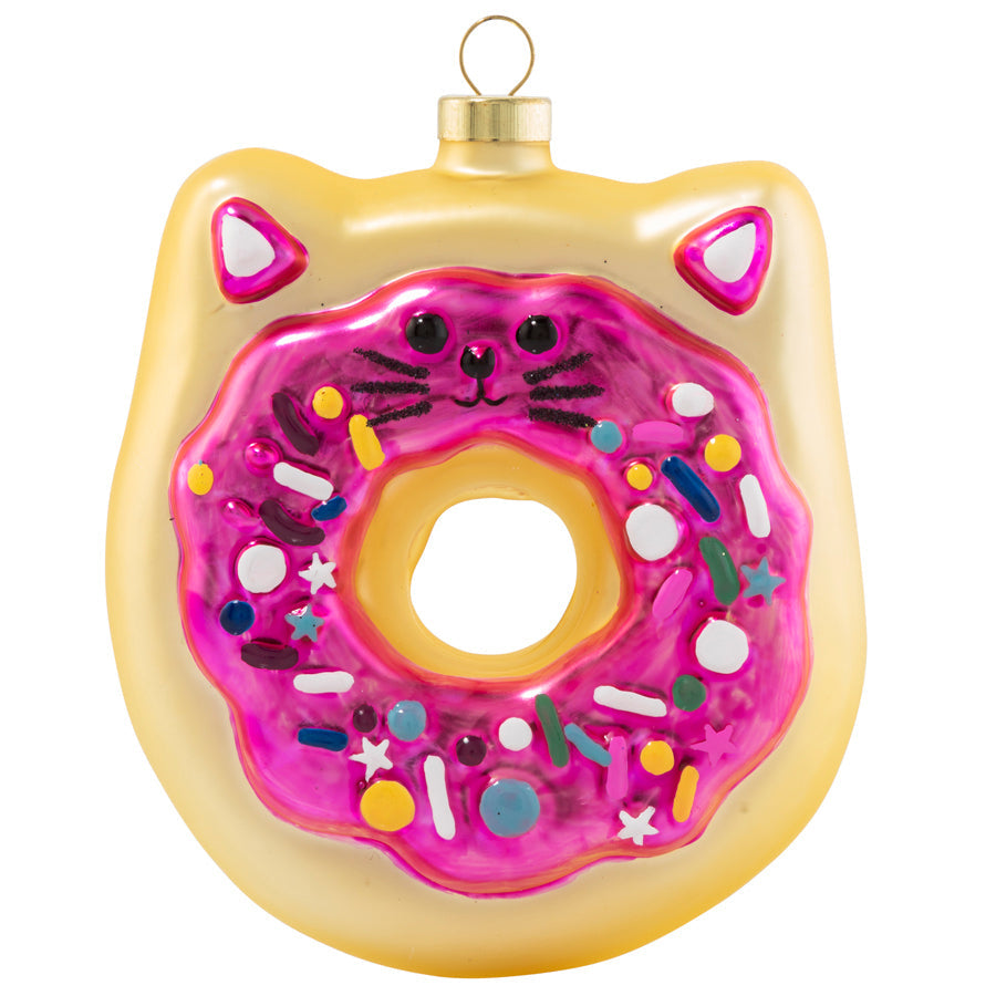 Kitty Donut Ornament