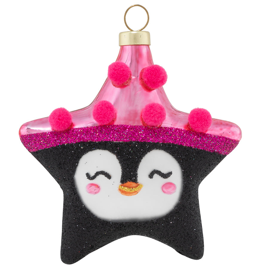 Penguin Star Ornament
