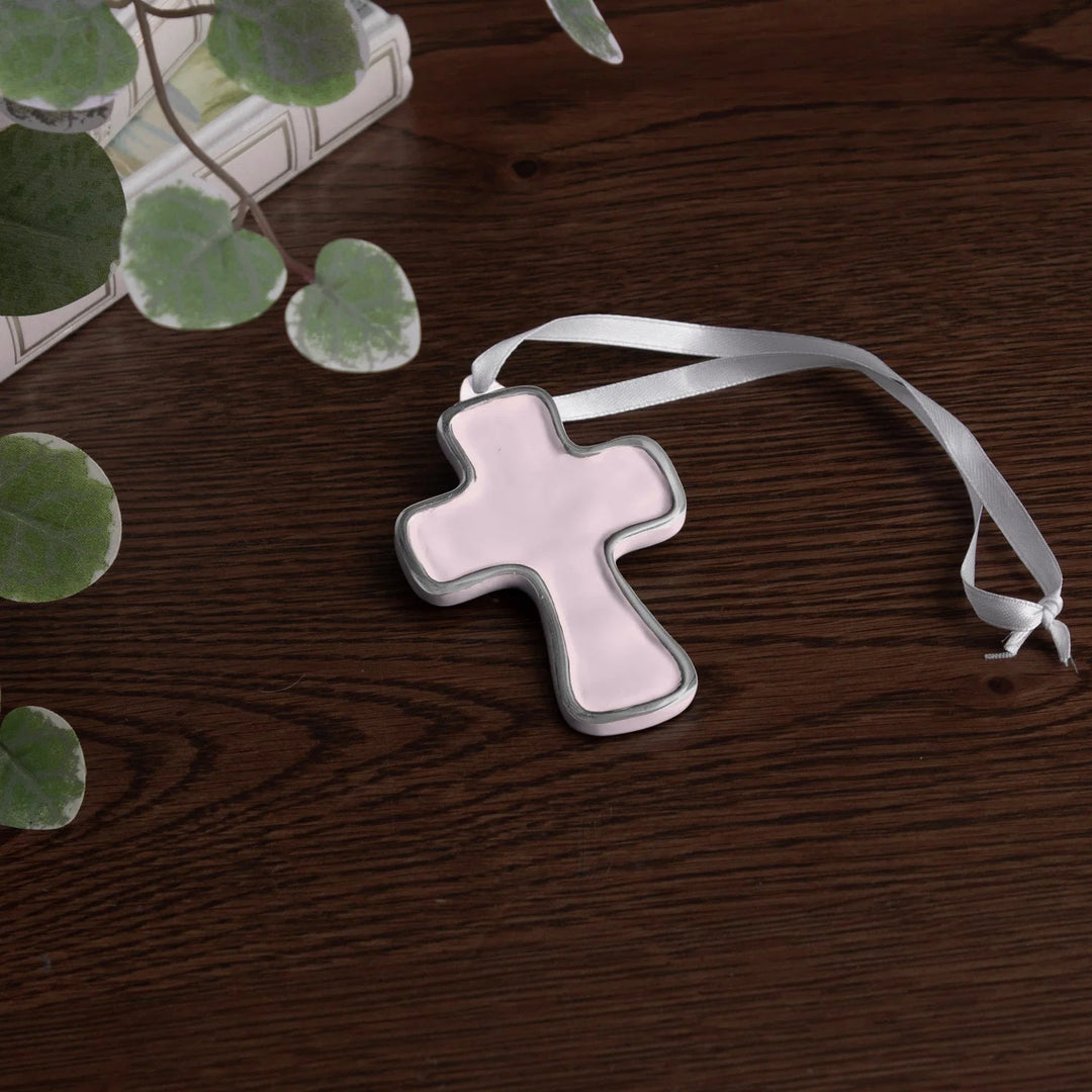Encanto Athens Cross Ornament (Camellia)