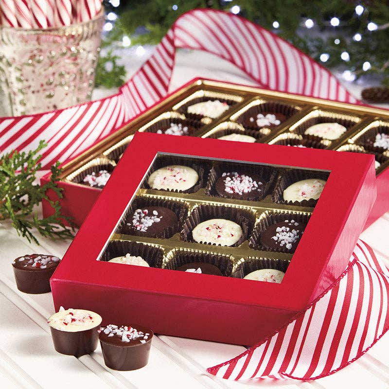 Chocolate & Peppermint Truffles - 9 pc