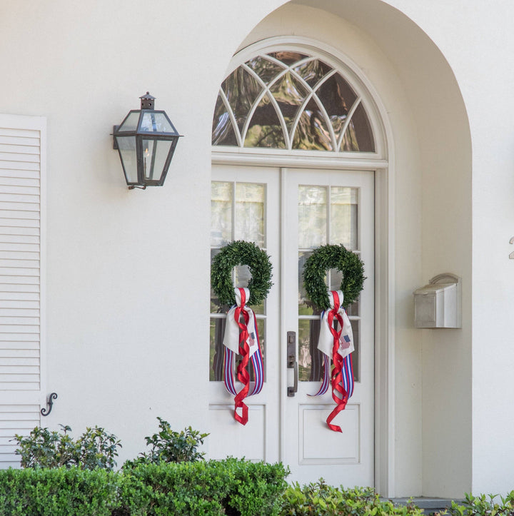 American Flag Wreath Sash