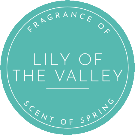 LILY OF THE VALLEY fragrance SCENTED Drawer Liners in GREY William Morris Design