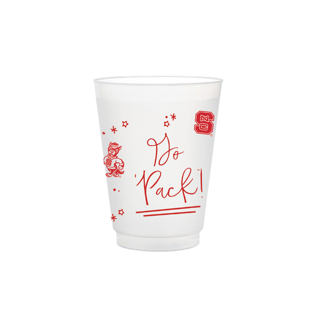N.C. State Frosted Flex Party Cups (8-Pack)
