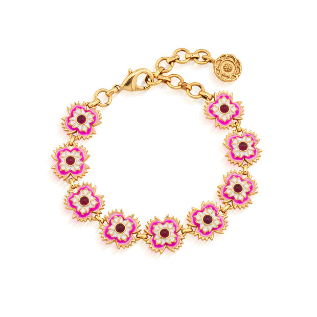 Dianthus Link Bracelet