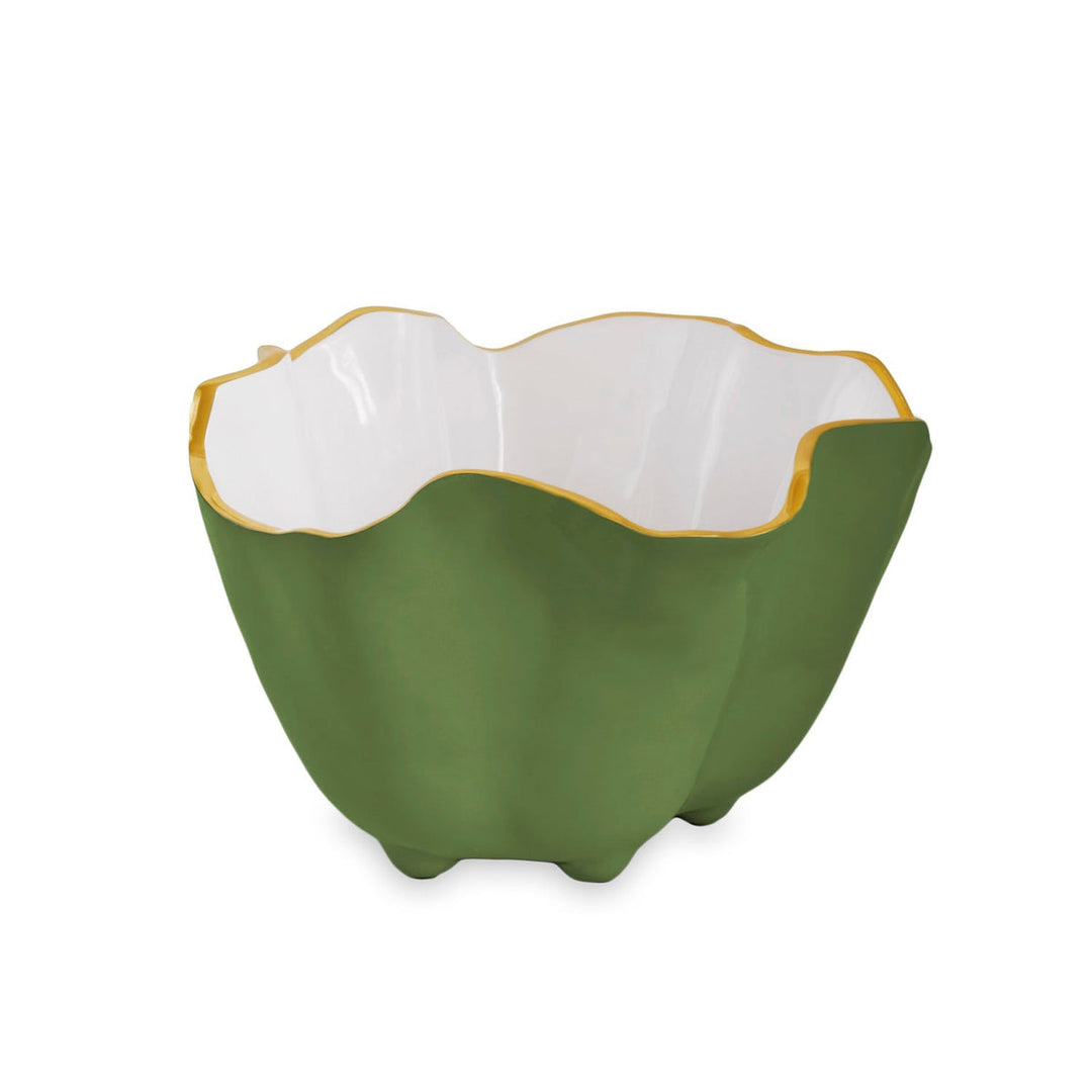 Encanto Onyx Ice Bucket (Leaf Green and White)