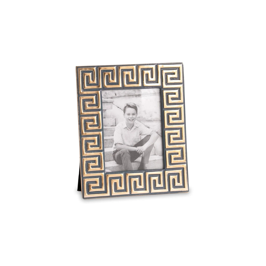 ENCANTO Greek Key Frame 5 x 7 (Midnight)