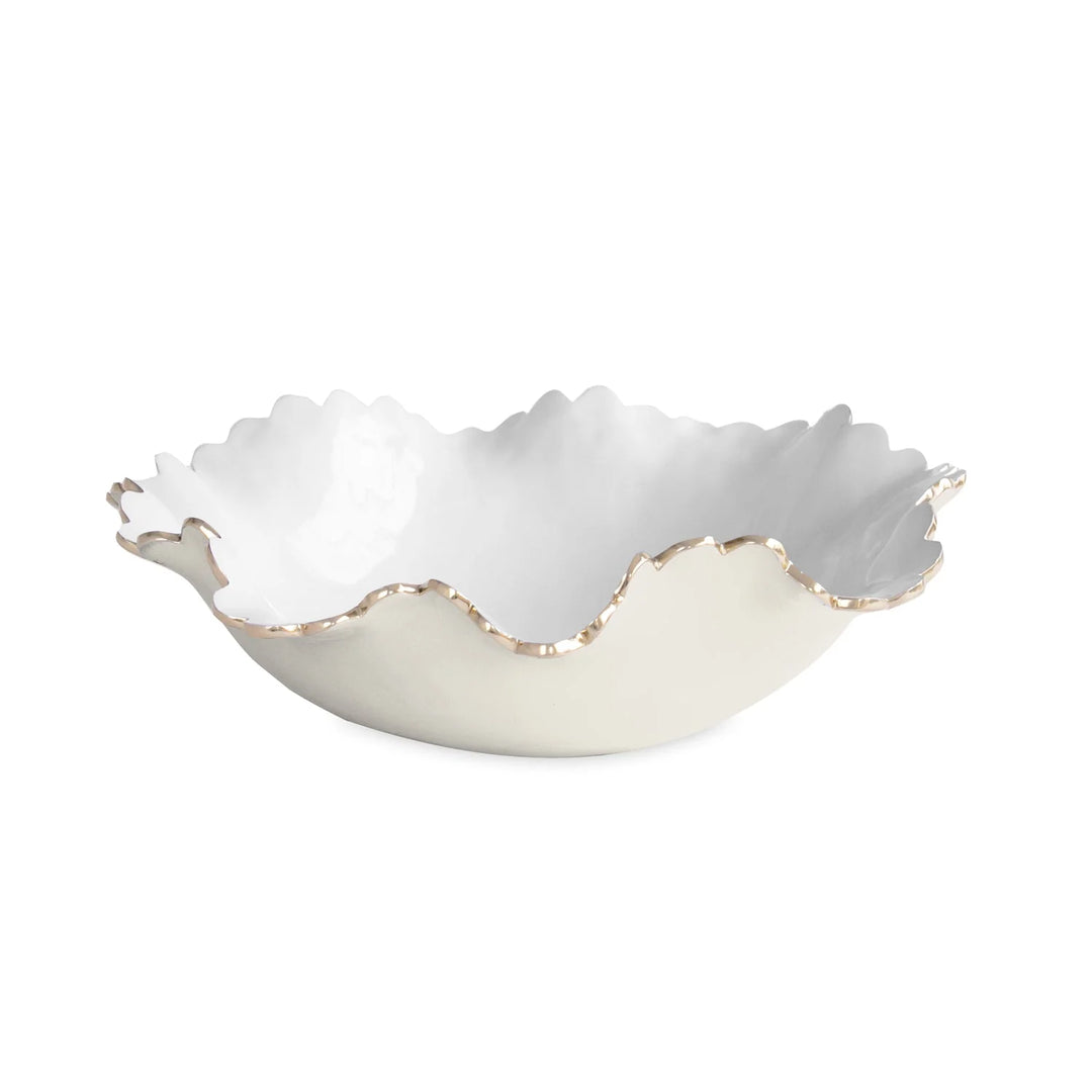 Encanto Colette Large Bowl (Cream and White)