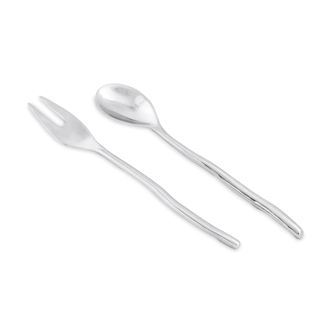 Vento Claire Large Salad Servers