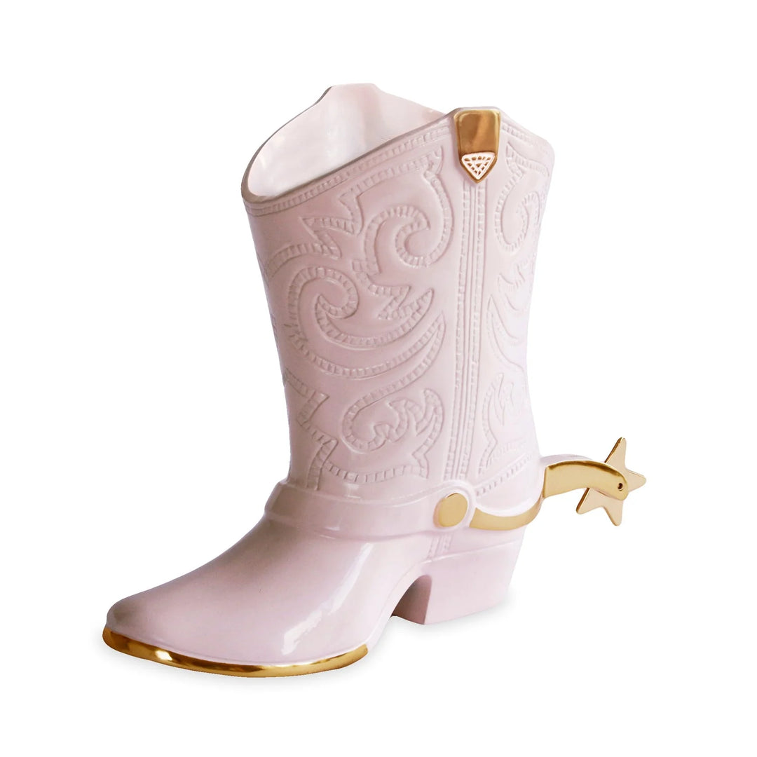 ENCANTO Western Cowboy Boot Wine Bucket (Camellia)