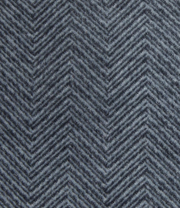 Bayside Herringbone Shawl - Midnight Navy