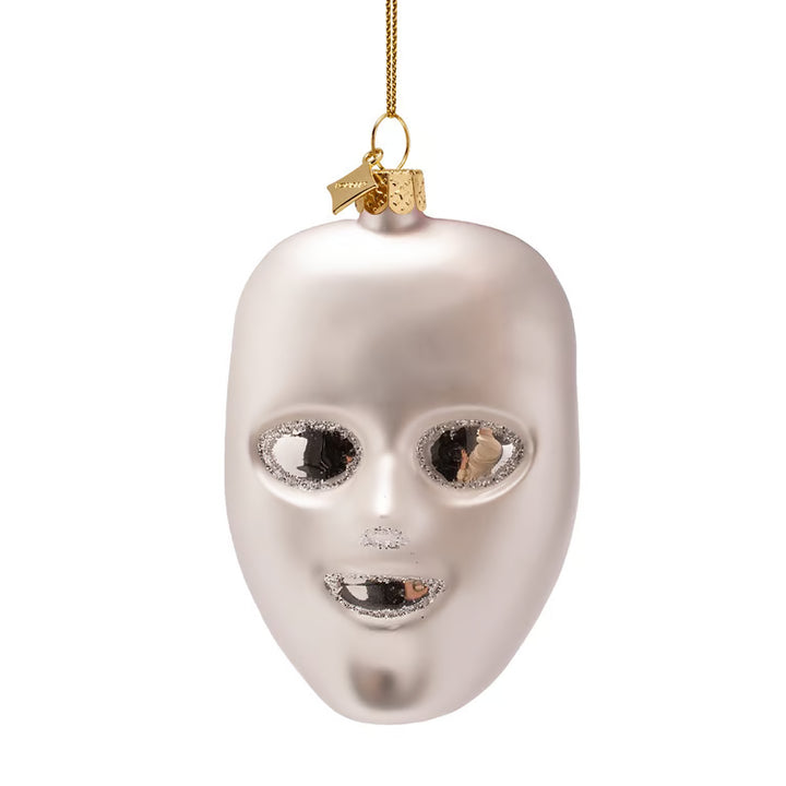 Red Light Mask With Diamonds