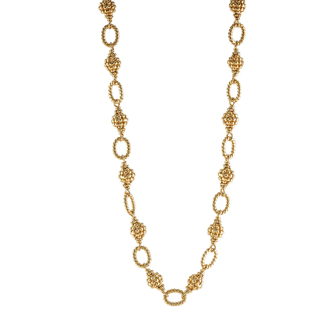 Berry & Bead 24" Chain -Gold