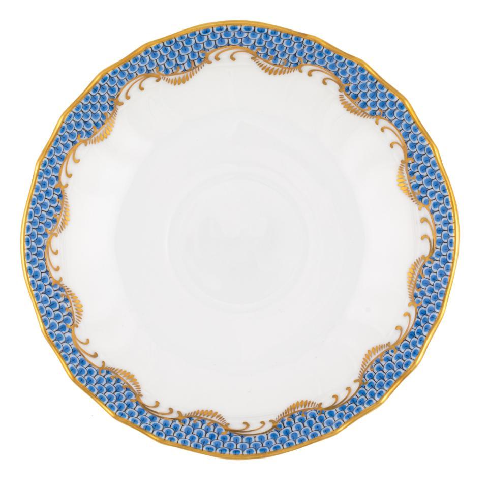Fish Scale Blue Canton Saucer