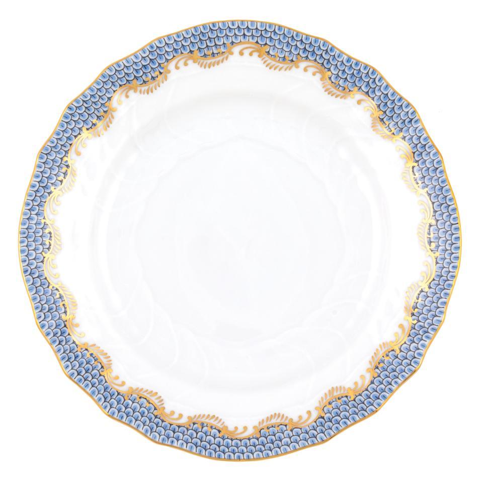 Fish Scale Light Blue Bread And Butter Plate