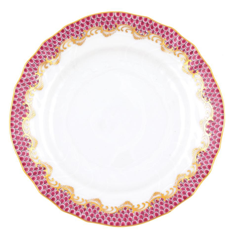 Fish Scale Pink Bread And Butter Plate