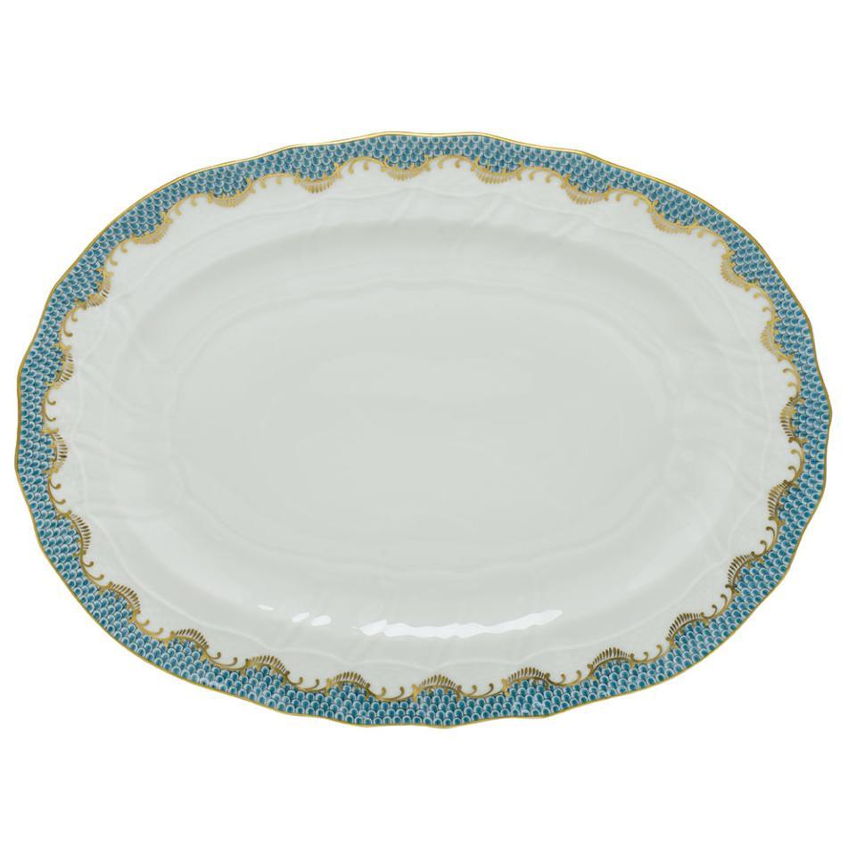 Fish Scale Turquoise Platter