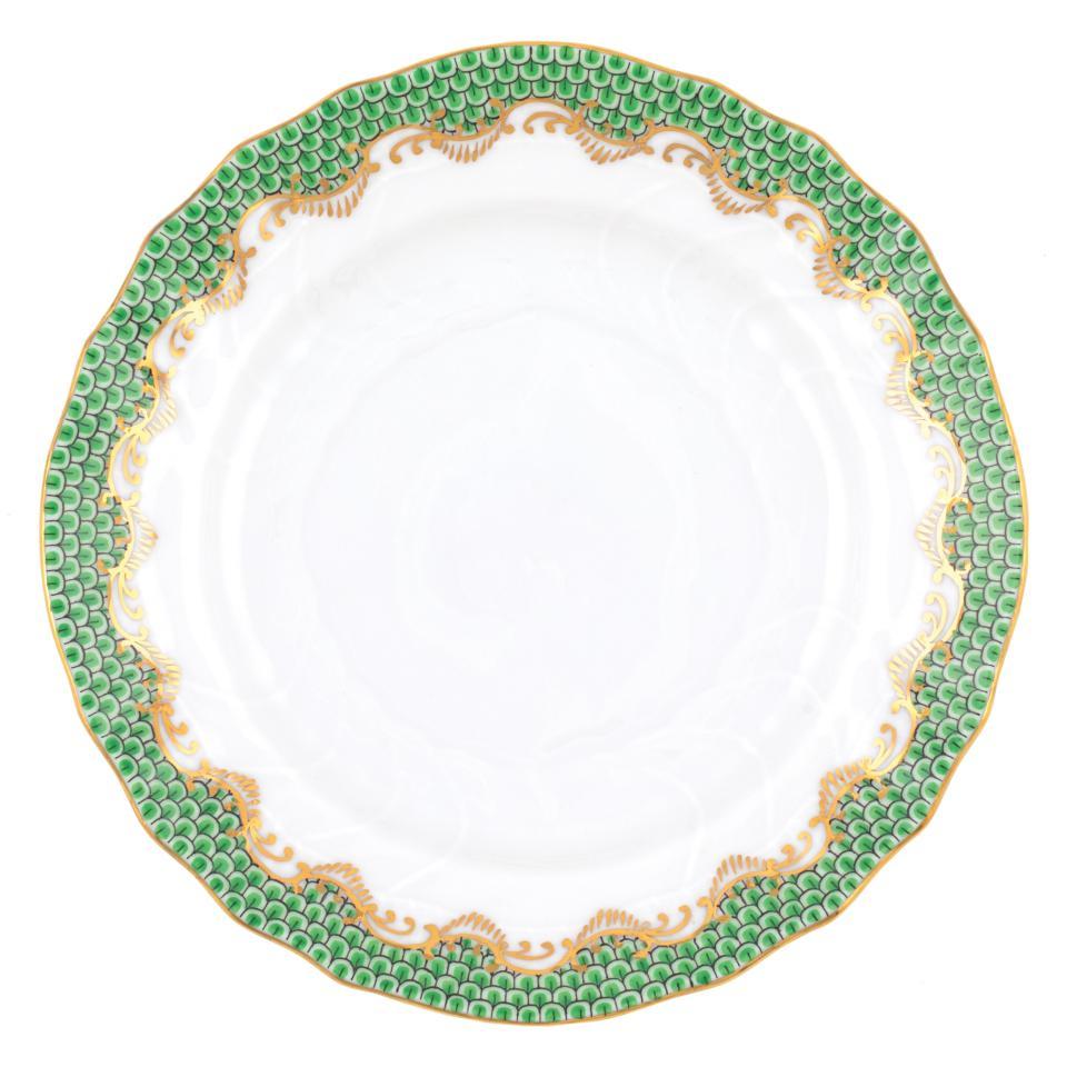Fish Scale Evergreen Bread And Butter Plate