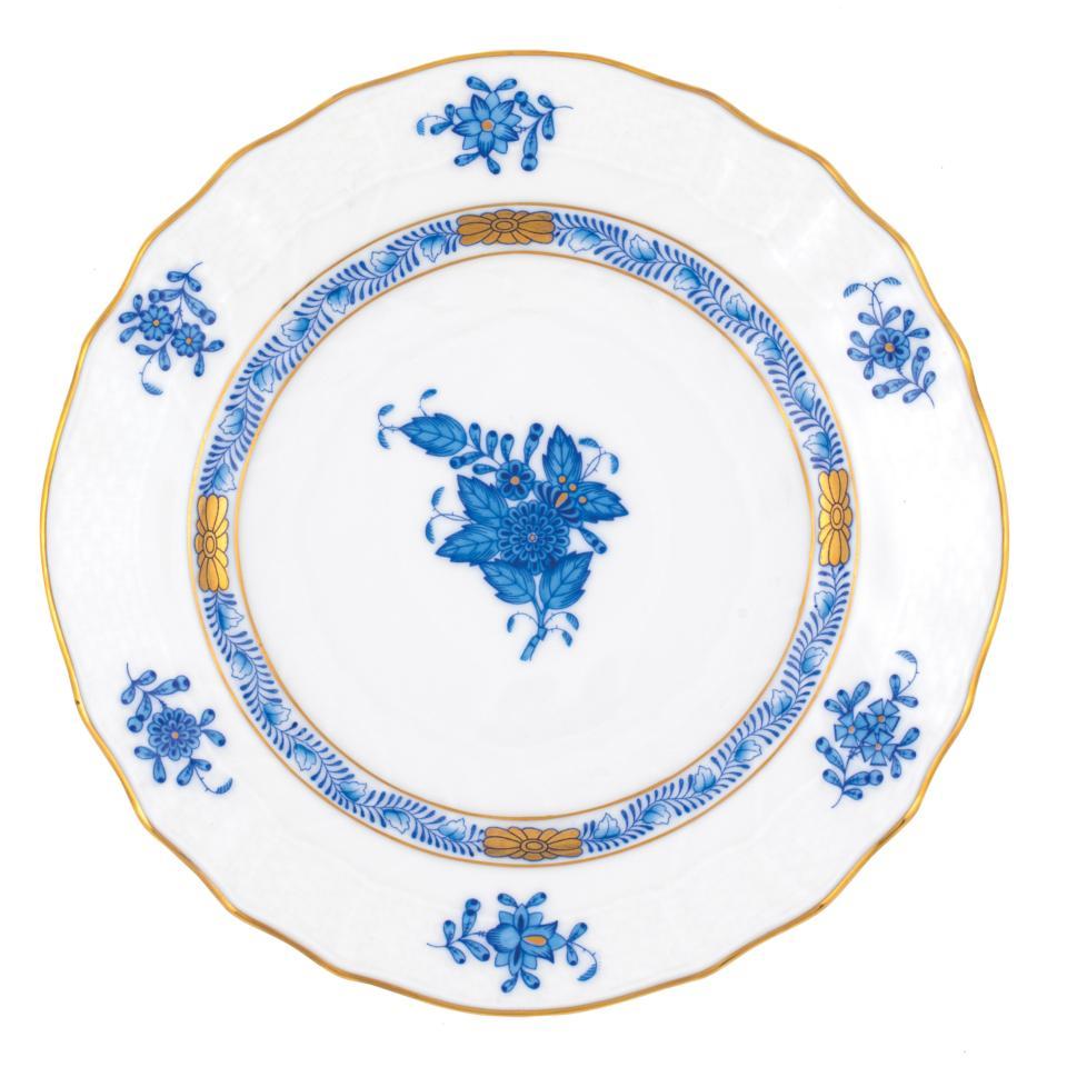 Chinese Bouquet Blue Bread And Butter Plate