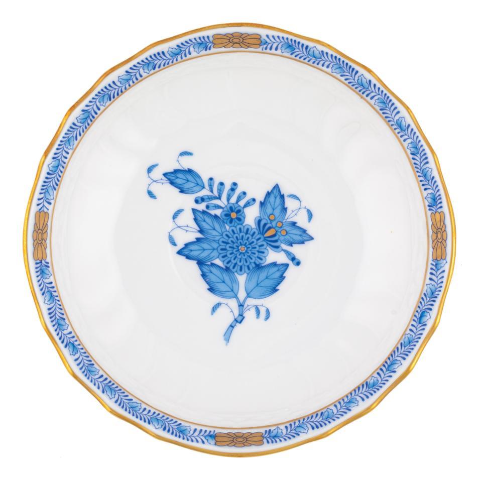 Chinese Bouquet Blue Canton Saucer