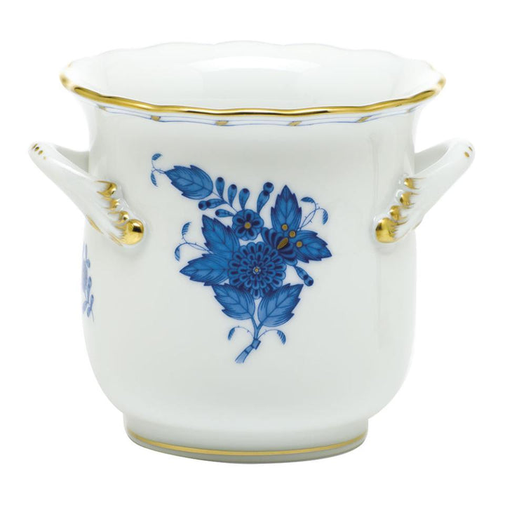 Chinese Bouquet Mini Cachepot With Handles