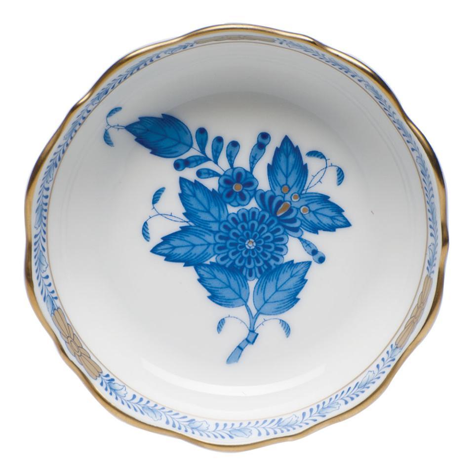 Chinese Bouquet Mini Scalloped Dish