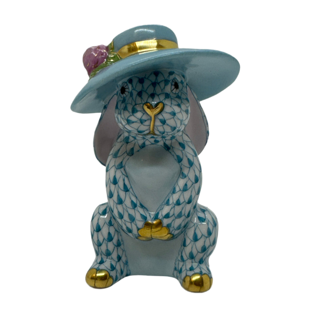 Herend Derby Bunny in Turquoise