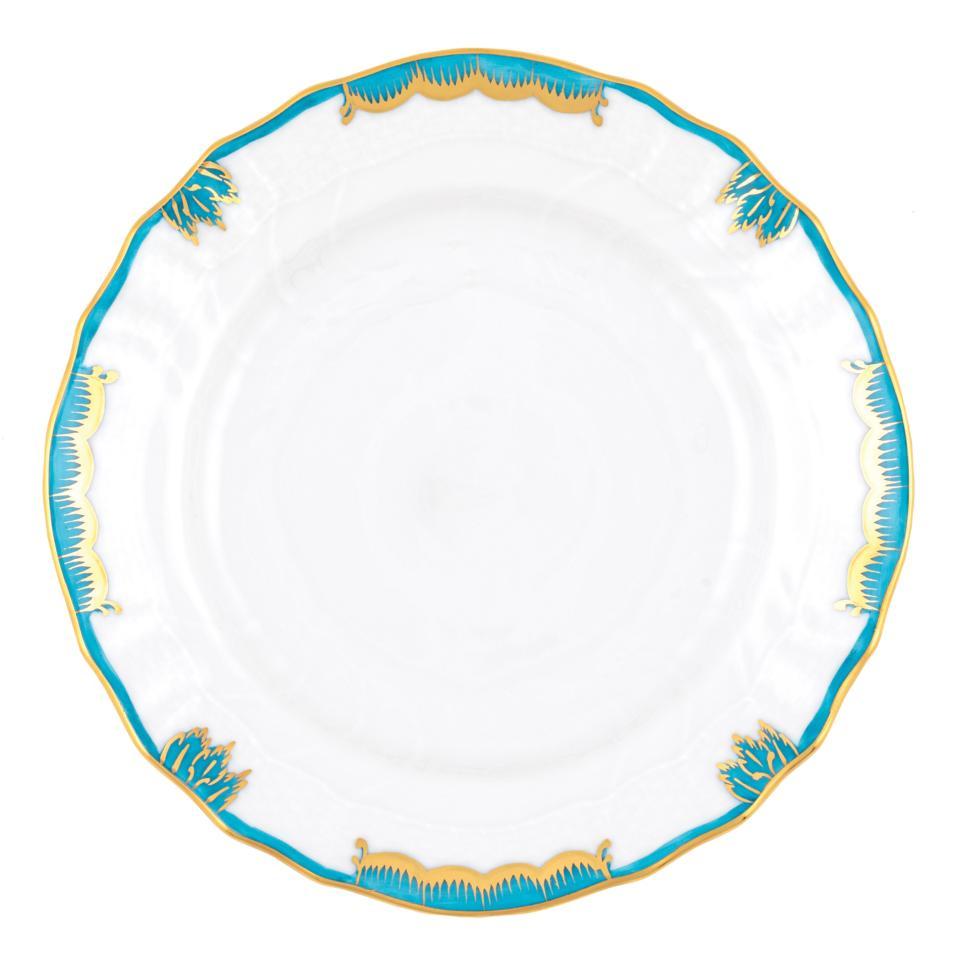 Princess Victoria Turquoise Bread And Butter Plate