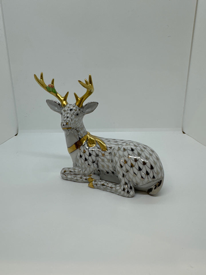 Lying Christmas Deer