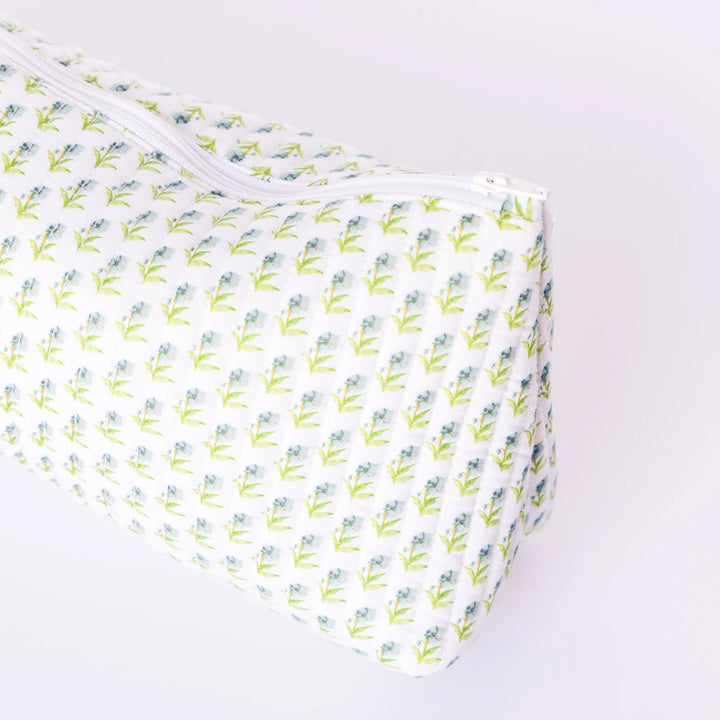 Small Abide Floral Cosmetic Bag