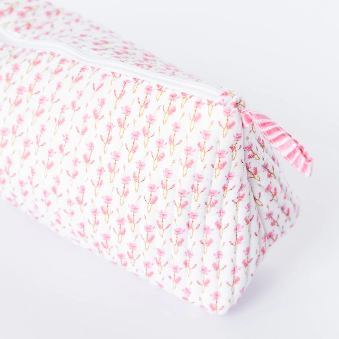 Small Bloom Floral Cosmetic Bag