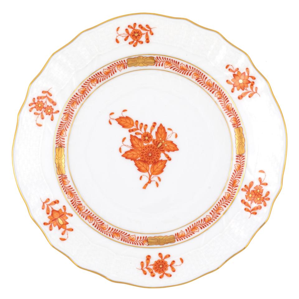 Chinese Bouquet Rust Bread And Butter Plate