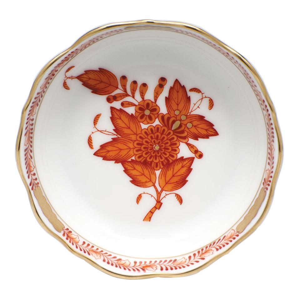 Chinese Bouquet Mini Scalloped Dish