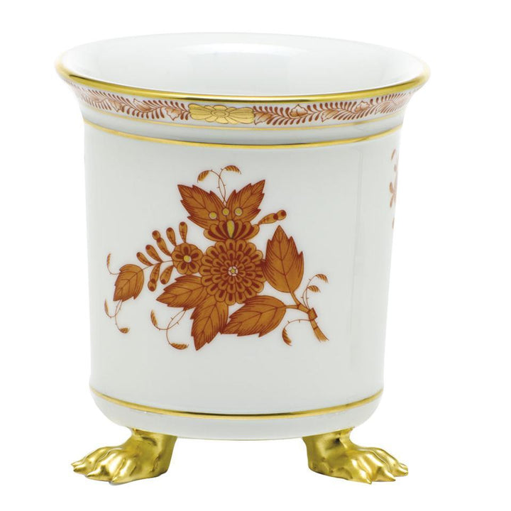 Chinese Bouquet Mini Cachepot With Feet