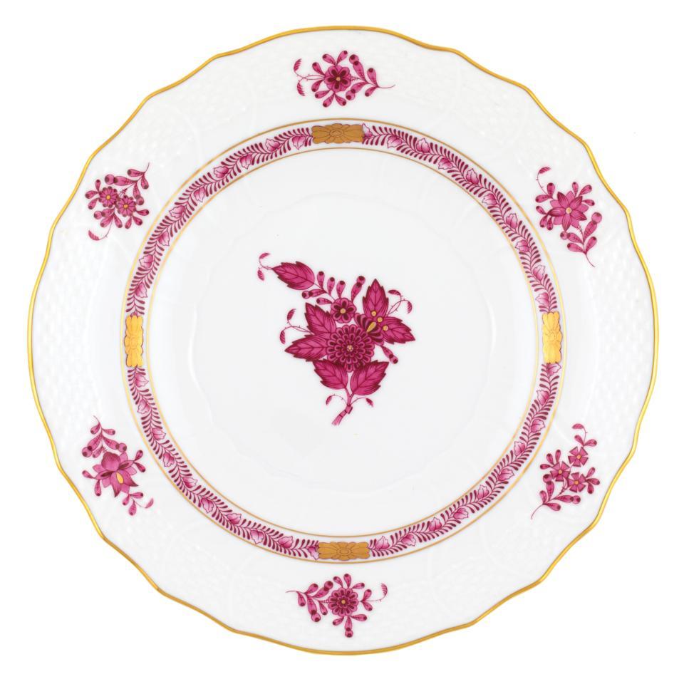 Chinese Bouquet Raspberry Salad Plate
