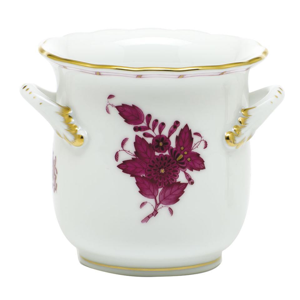 Chinese Bouquet Mini Cachepot With Handles