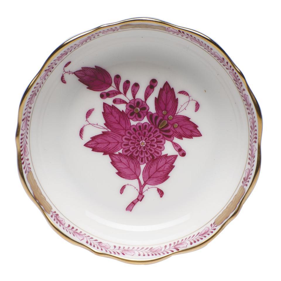 Chinese Bouquet Mini Scalloped Dish