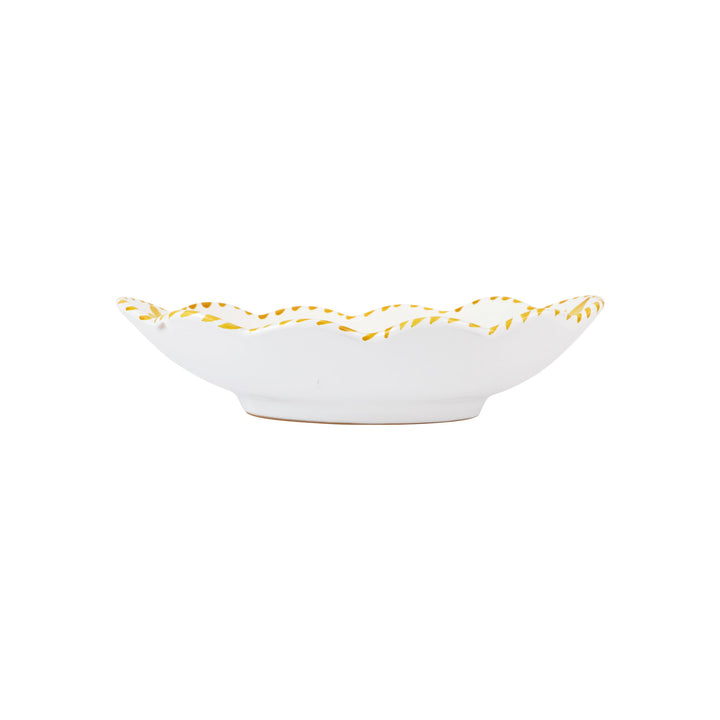 Arezzo Yellow Oval Bowl