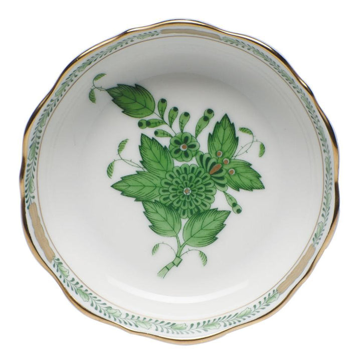 Chinese Bouquet Mini Scalloped Dish