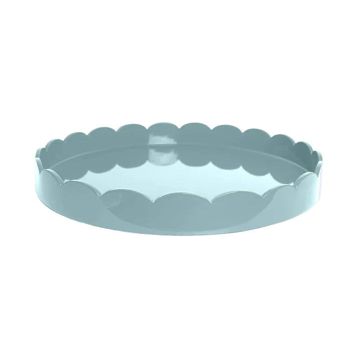 Round Medium Lacquered Scallop Tray (16x16)
