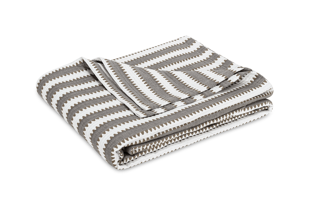 Apollo Stripe Matelassé Coverlet